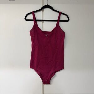Anthropologie Magenta Bodysuit